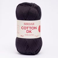 Sirdar Cotton Dk F039 Musta poistuva väri