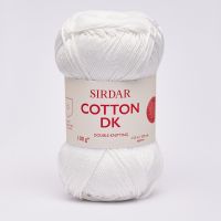 Sirdar Cotton Dk F039 Valkoinen
