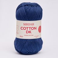 Sirdar Cotton Dk F039 Tummansininen poistuva väri